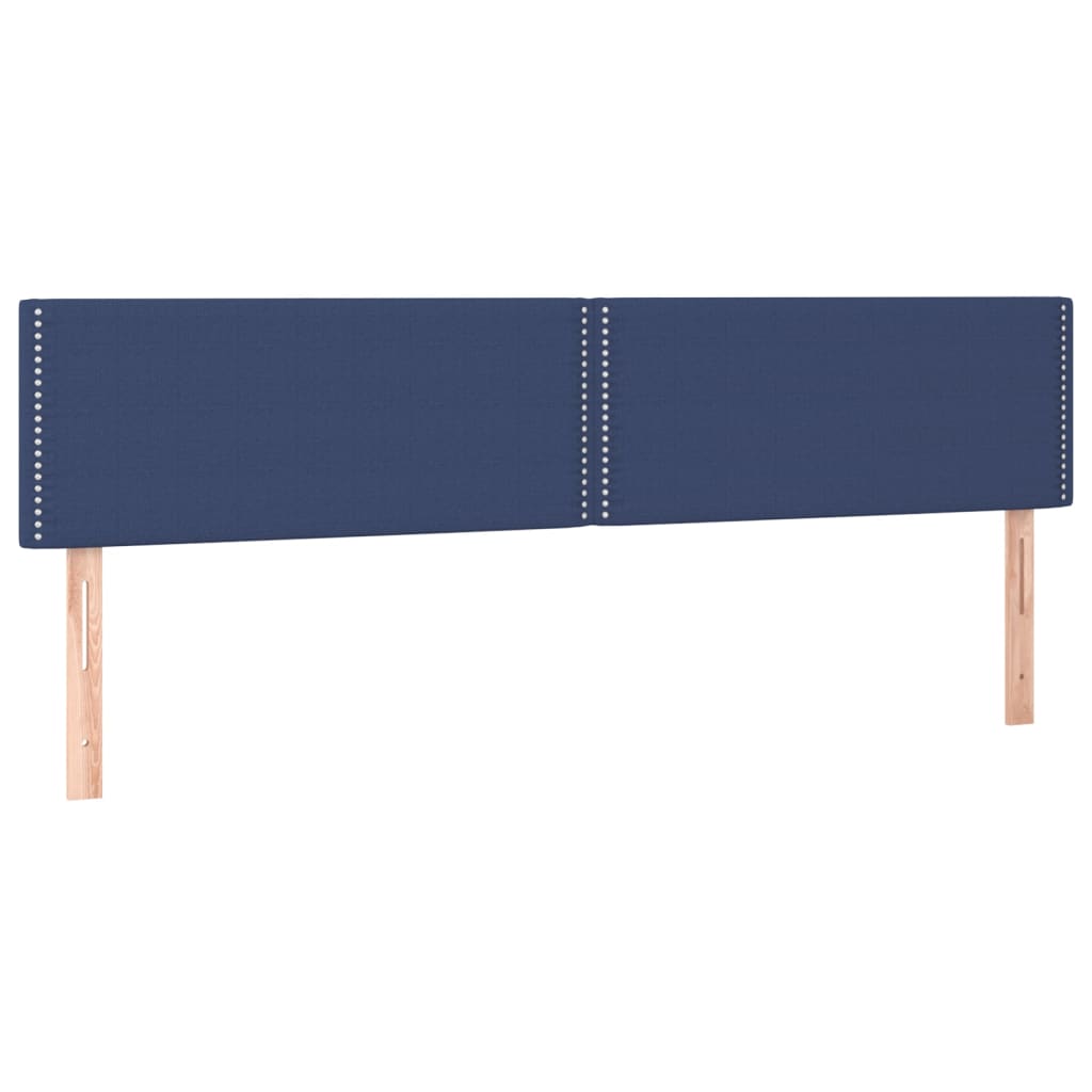 Testiera Blu 160x5x78/88 cm in Tessuto | homemem39