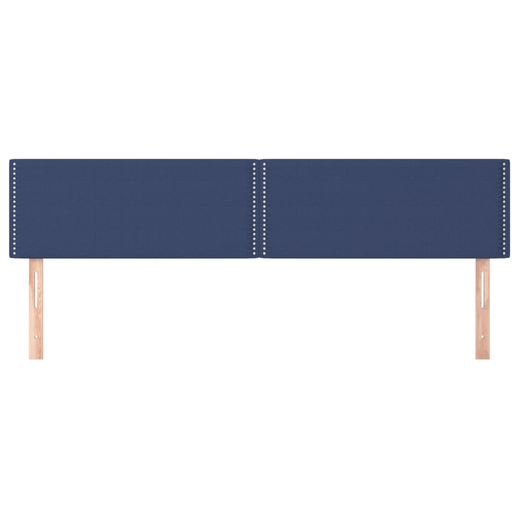 Testiera Blu 160x5x78/88 cm in Tessuto | homemem39