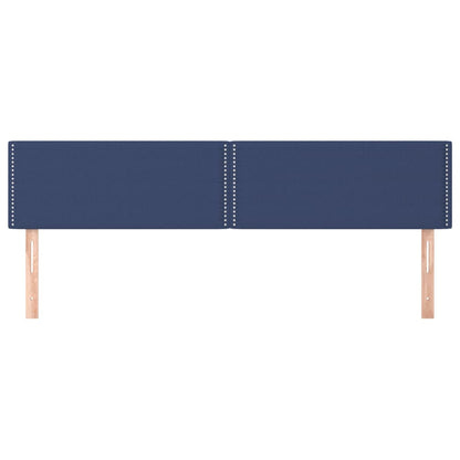 Testiera Blu 160x5x78/88 cm in Tessuto | homemem39