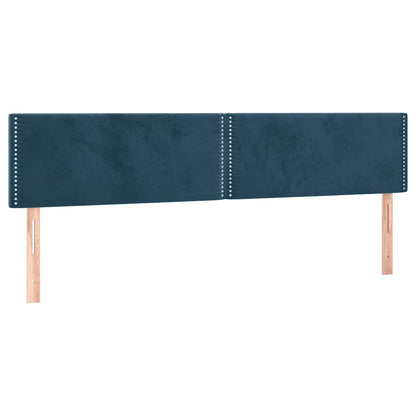Testiera Blu Scuro 160x5x78/88 cm in Velluto | homemem39