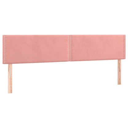 Testiera Rosa 160x5x78/88 cm in Velluto | homemem39