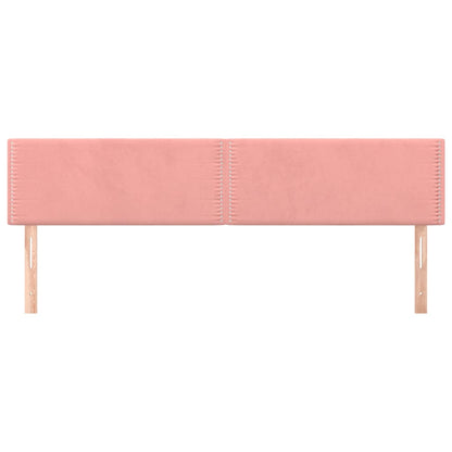 Testiera Rosa 160x5x78/88 cm in Velluto | homemem39
