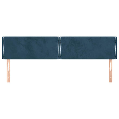 Testiera Blu Scuro 180x5x78/88 cm in Velluto | homemem39
