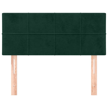 Testiera Verde scuro 90x5x78/88 cm in Velluto | homemem39