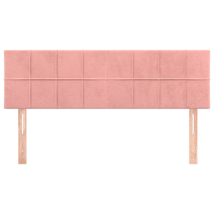Testiera Rosa 144x5x78/88 cm in Velluto | homemem39