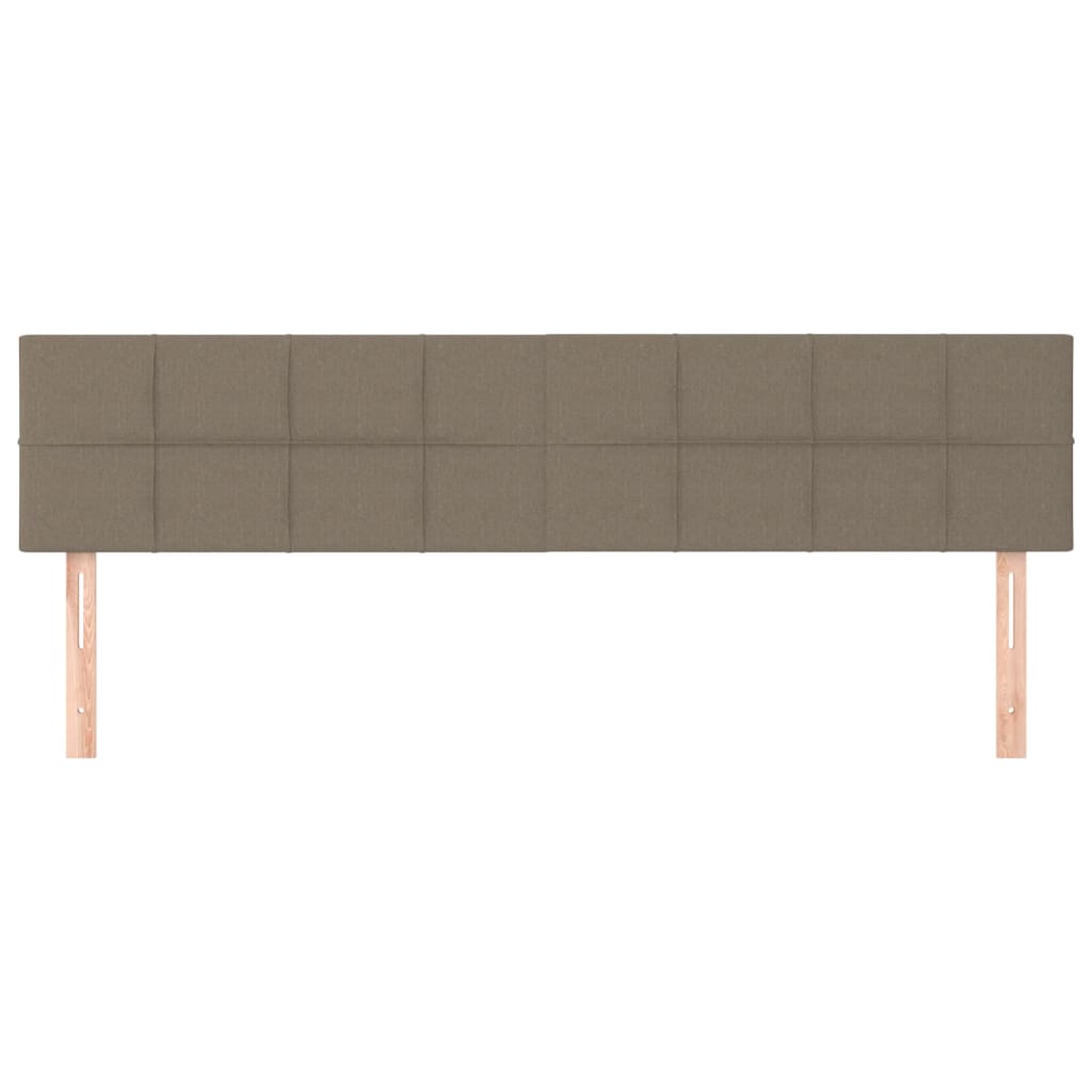 Testiera Tortora 160x5x78/88 cm in Tessuto | homemem39