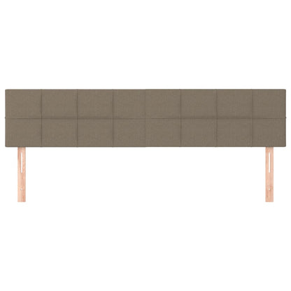 Testiera Tortora 160x5x78/88 cm in Tessuto | homemem39