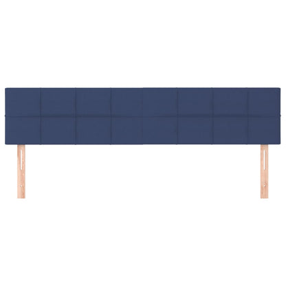 Testiera Blu 160x5x78/88 cm in Tessuto | homemem39