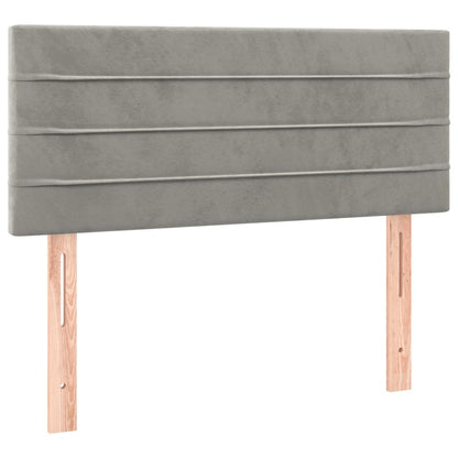 Testiera Grigio Chiaro 80x5x78/88 cm in Velluto | homemem39