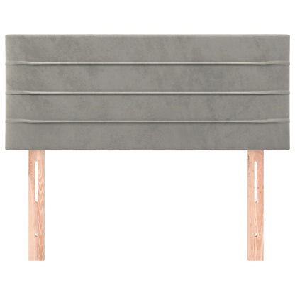 Testiera Grigio Chiaro 80x5x78/88 cm in Velluto | homemem39