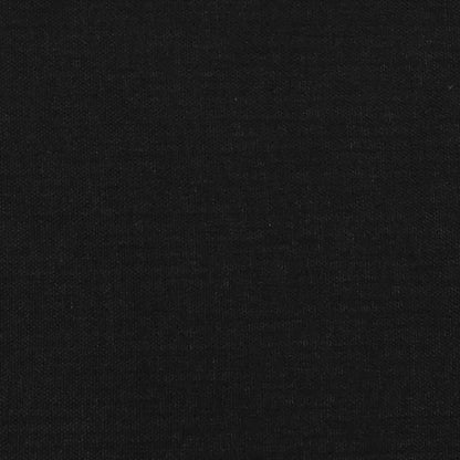 Testiera Nera 144x5x78/88 cm in Tessuto | homemem39