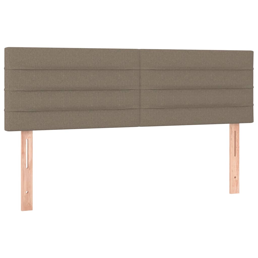 Testiera Tortora 144x5x78/88 cm in Tessuto | homemem39