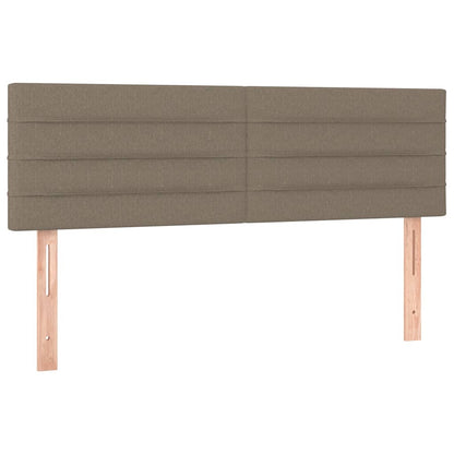 Testiera Tortora 144x5x78/88 cm in Tessuto | homemem39