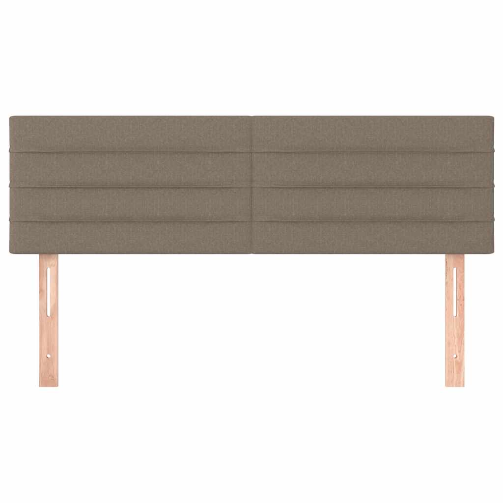 Testiera Tortora 144x5x78/88 cm in Tessuto | homemem39