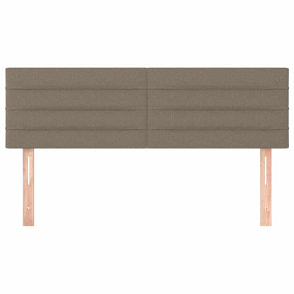 Testiera Tortora 144x5x78/88 cm in Tessuto | homemem39