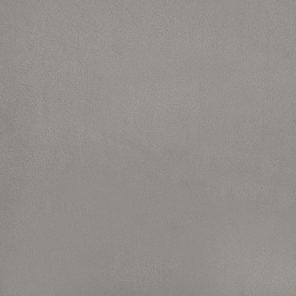 Testiera Grigio Chiaro 144x5x78/88 cm in Velluto | homemem39