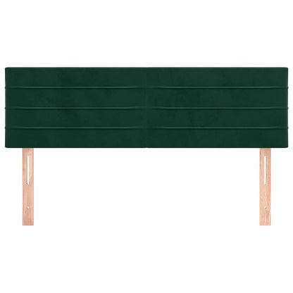 Testiera Verde Scuro 144x5x78/88 cm in Velluto | homemem39