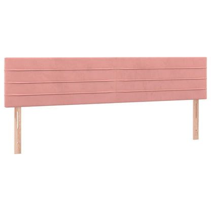 Testiera 2 pz Rosa 80x5x78/88 cm in Velluto - homemem39