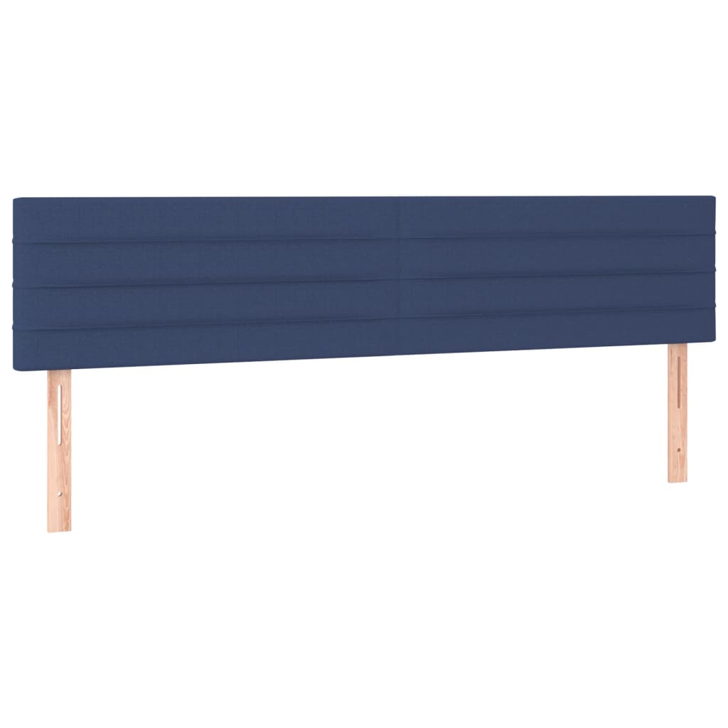Testiera Blu 200x5x78/88 cm in Tessuto | homemem39