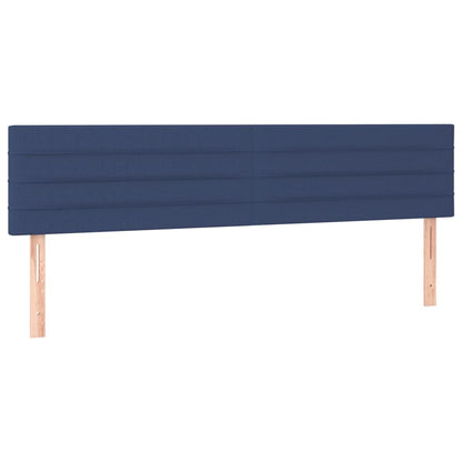 Testiera Blu 200x5x78/88 cm in Tessuto | homemem39