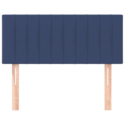 Testiera Blu 90x5x78/88 cm in Tessuto