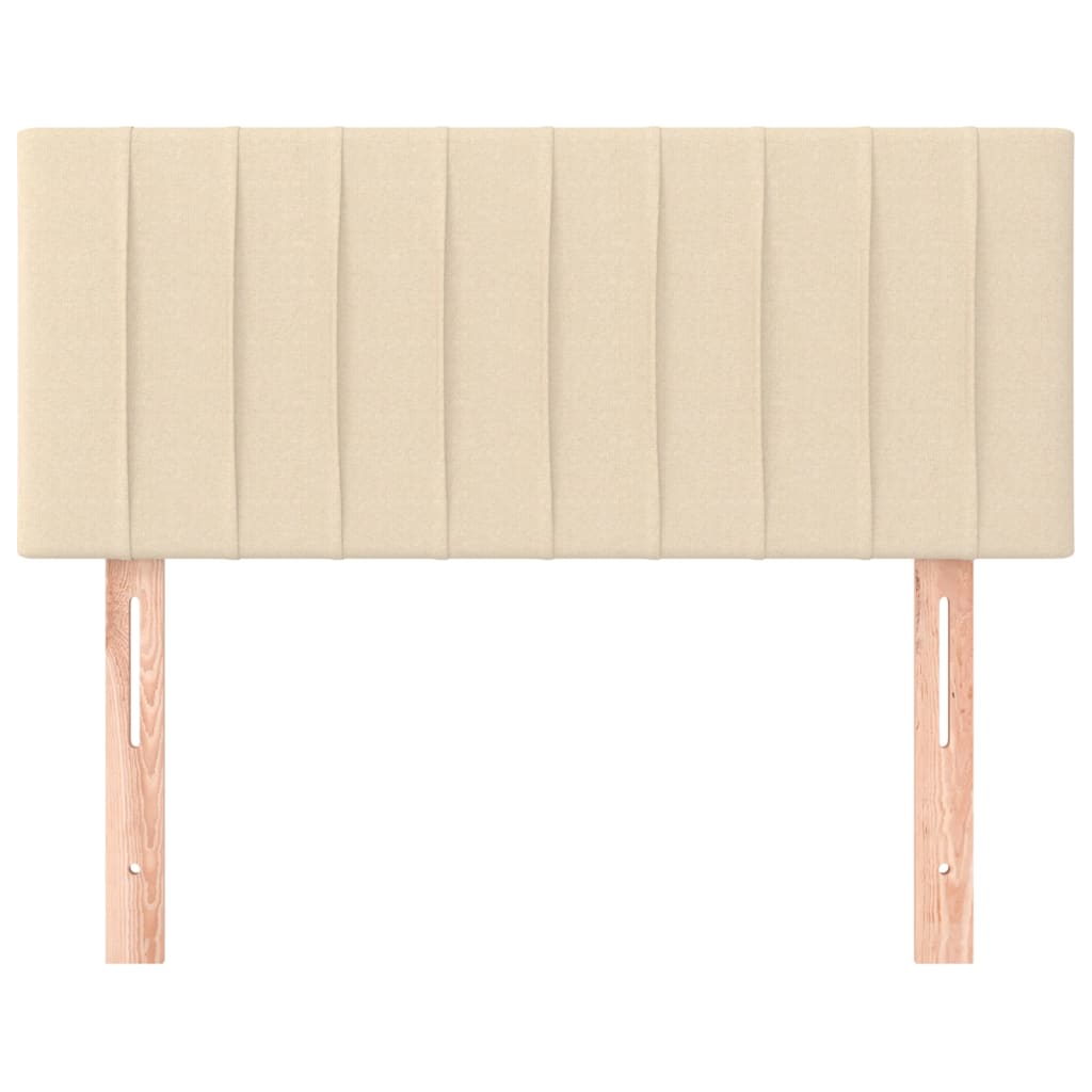 Testiera Crema 100x5x78/88 cm in Tessuto - homemem39