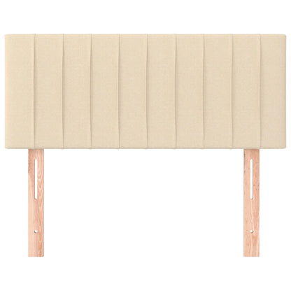 Testiera Crema 100x5x78/88 cm in Tessuto - homemem39