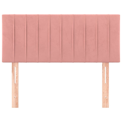 Testiera Rosa 100x5x78/88 cm in Velluto | homemem39