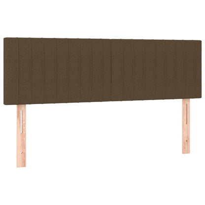 Testiera Marrone Scuro 144x5x78/88 cm in Tessuto | homemem39