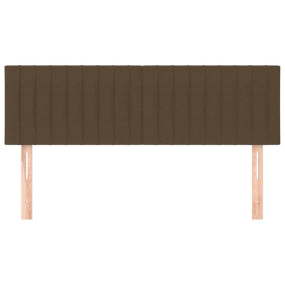 Testiere 2 pz Marrone Scuro 72x5x78/88 cm in Tessuto - homemem39