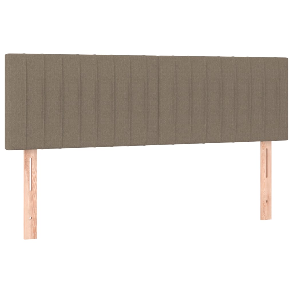 Testiera Tortora 144x5x78/88 cm in Tessuto | homemem39
