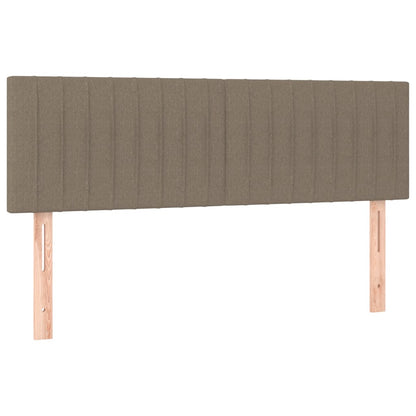 Testiera Tortora 144x5x78/88 cm in Tessuto | homemem39