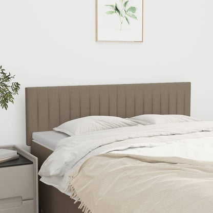Testiera Tortora 144x5x78/88 cm in Tessuto | homemem39