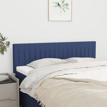 Testiera Blu 144x5x78/88 cm in Tessuto | homemem39