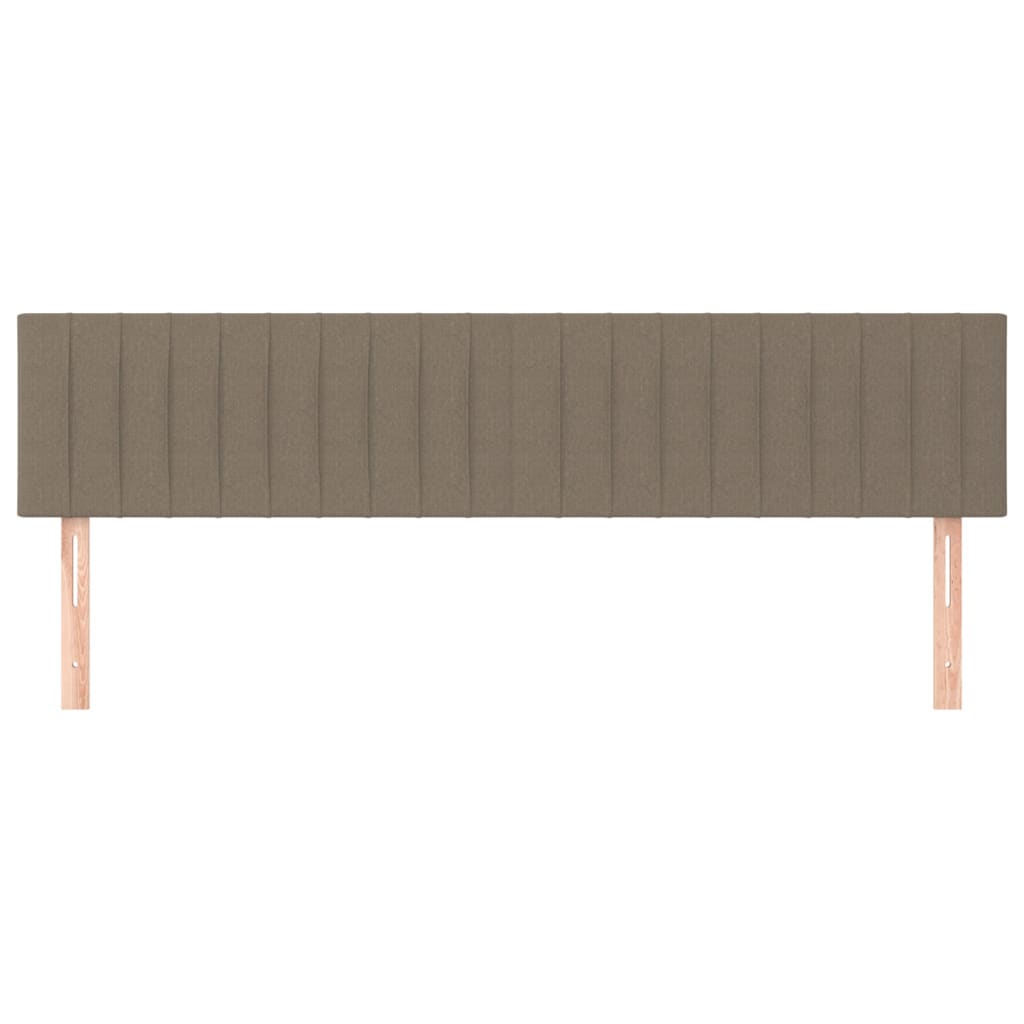Testiera Tortora 180x5x78/88 cm in Tessuto | homemem39