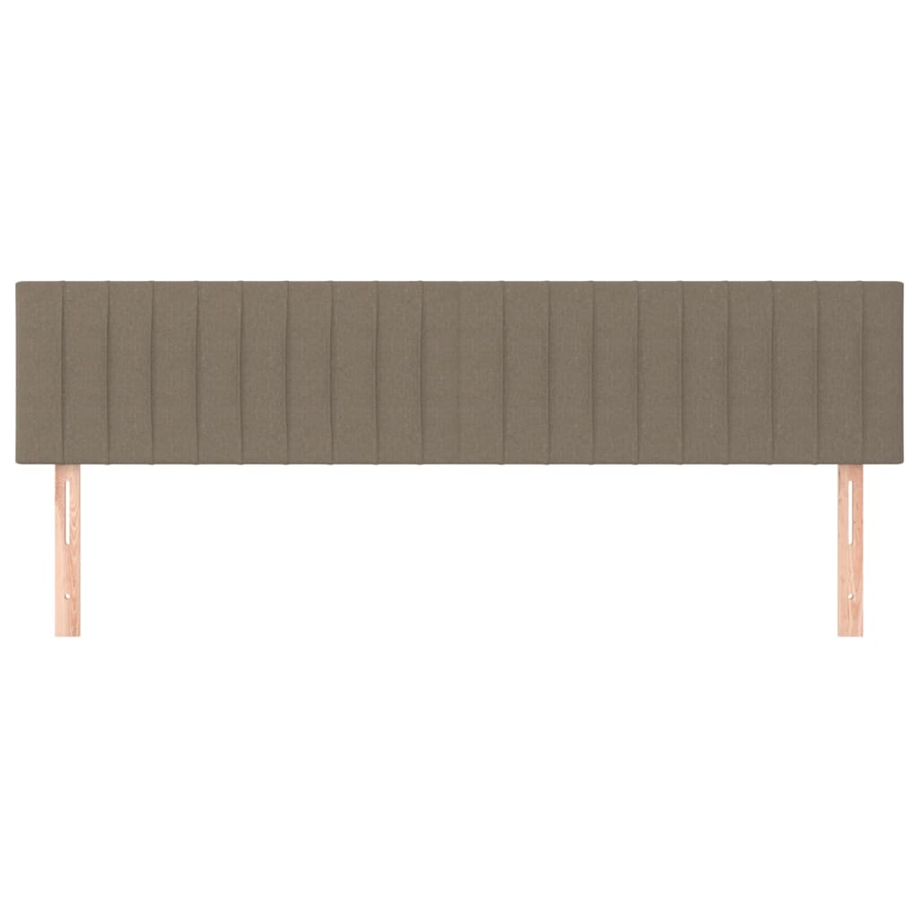 Testiera Tortora 200x5x78/88 cm in Tessuto | homemem39