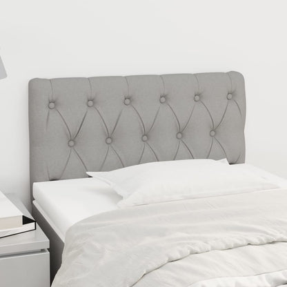 Testiera Grigio Chiaro 80x7x78/88 cm in Tessuto - homemem39