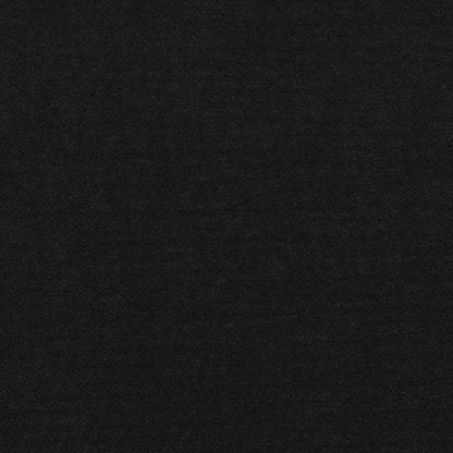 Testiera Nera 80 x 7 x 78/88 cm in Tessuto - homemem39
