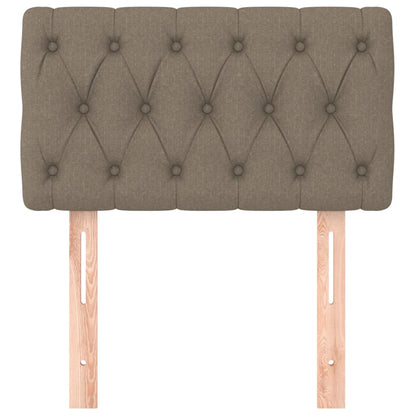 Testiera Tortora 80x7x78/88 cm in Tessuto - homemem39