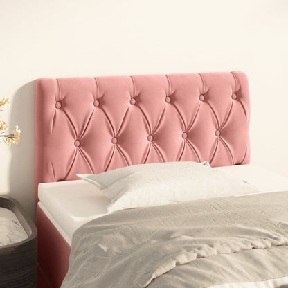 Testiera Rosa 80x7x78/88 cm in Tessuto | homemem39
