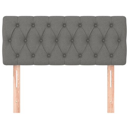 Testiera Grigio Scuro 90x7x78/88 cm in Tessuto - homemem39