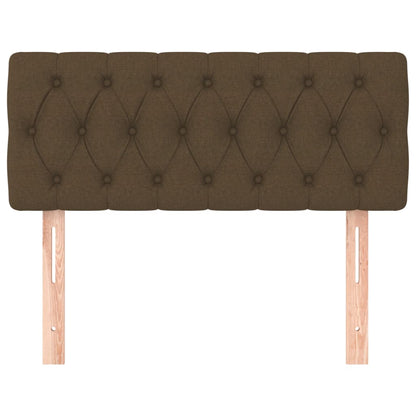 Testiera Marrone Scuro 90 x 7 x 78/88 cm in Tessuto - homemem39