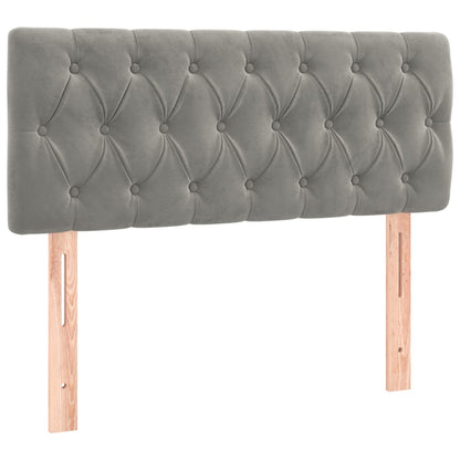 Testiera Grigio Chiaro 90x7x78/88 cm in Velluto - homemem39