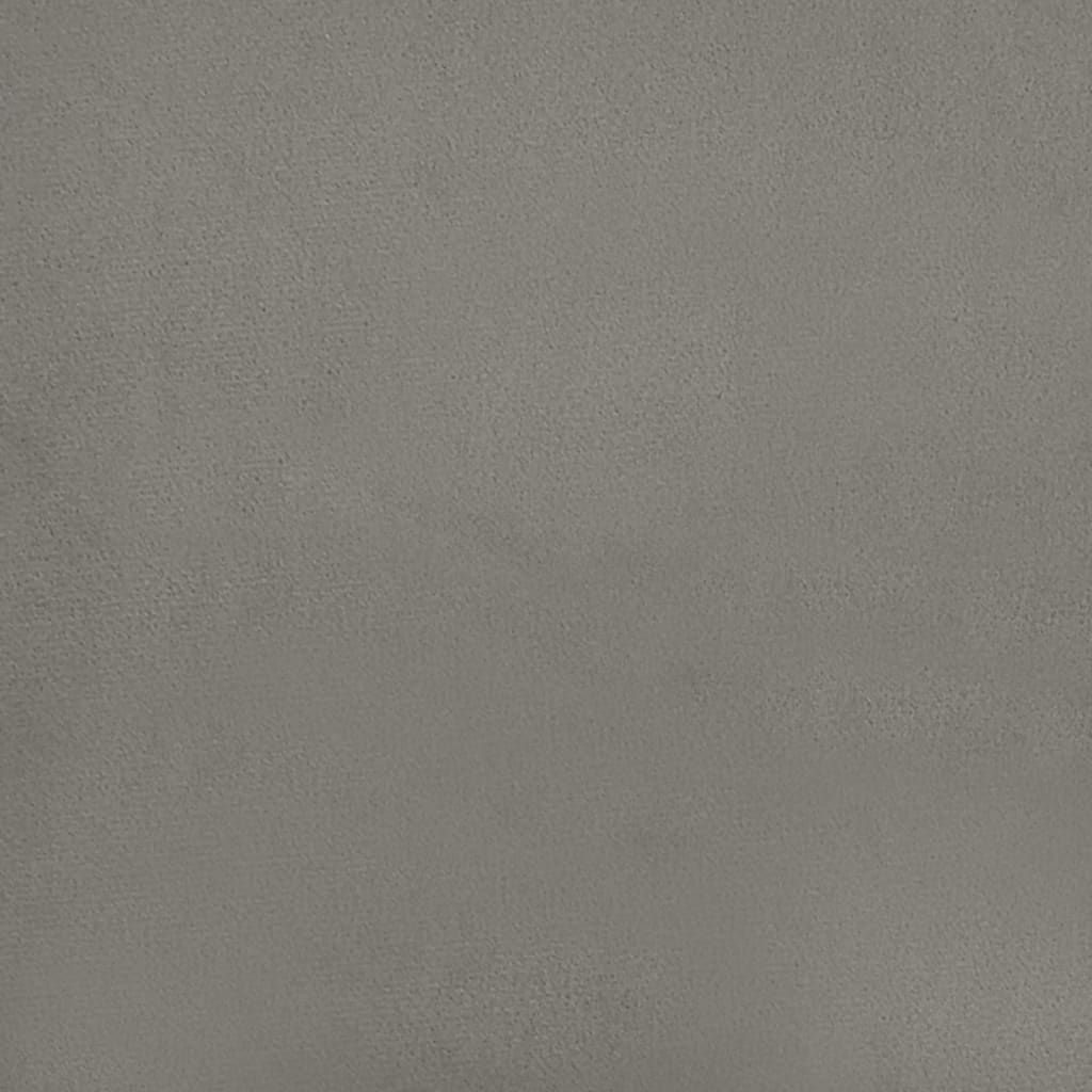 Testiera Grigio Chiaro 90x7x78/88 cm in Velluto | homemem39