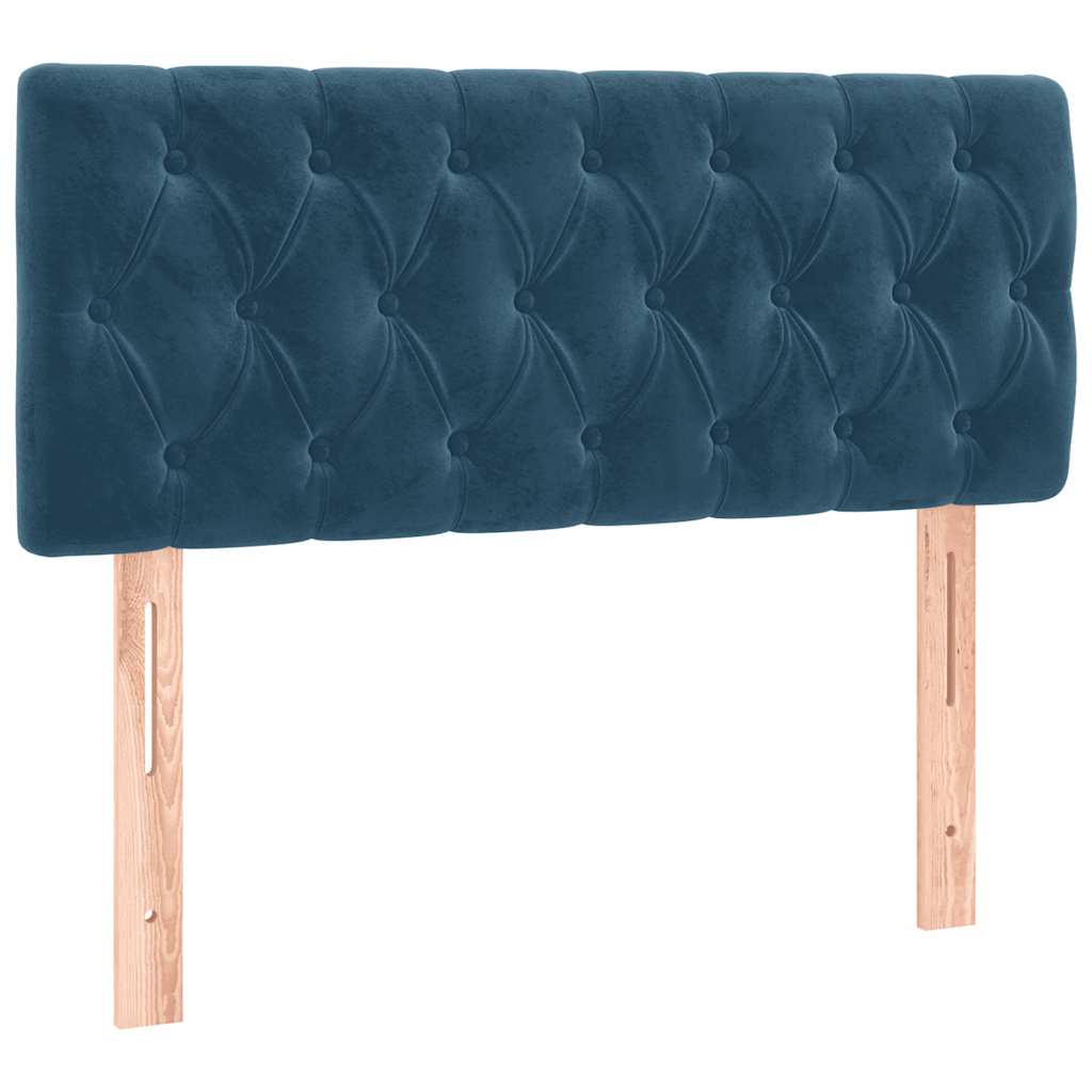 Testiera Blu scuro 90x7x78/88 cm in Tessuto | homemem39