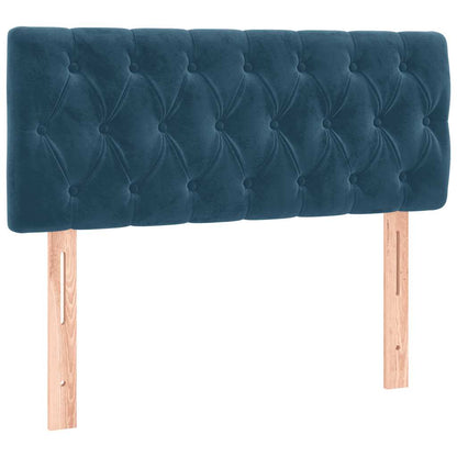 Testiera Blu scuro 90x7x78/88 cm in Tessuto | homemem39