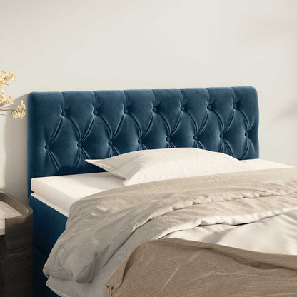 Testiera Blu scuro 90x7x78/88 cm in Tessuto | homemem39