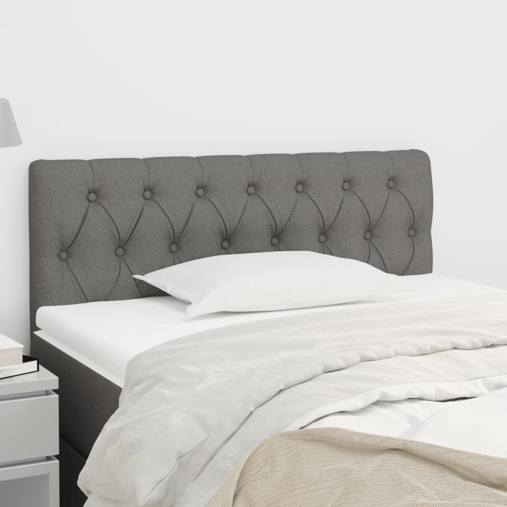 Testiere Grigio Scuro 100x7x78/88 cm in Tessuto | homemem39