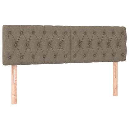 Testiera Tortora 144x7x78/88 cm in Tessuto | homemem39