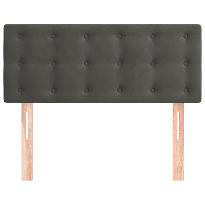 Testiera Grigio Scuro 80x5x78/88 cm in Velluto - homemem39